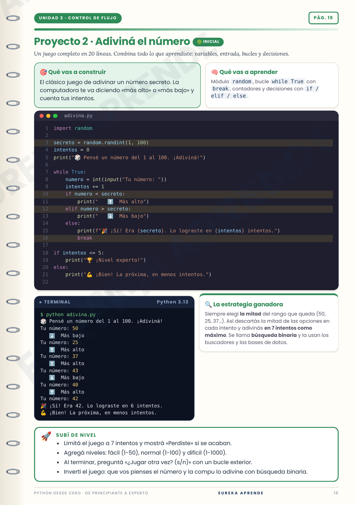 Python : de principiante a experto