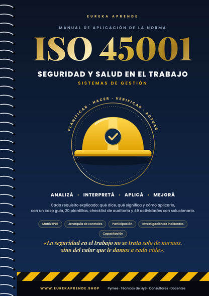 Manual de aplicación | ISO 45001 Seguridad y Salud Ocupacional