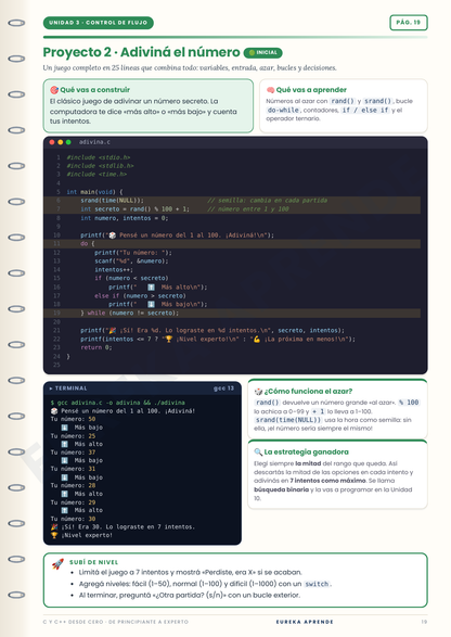 C y C++ de Principiante a Experto