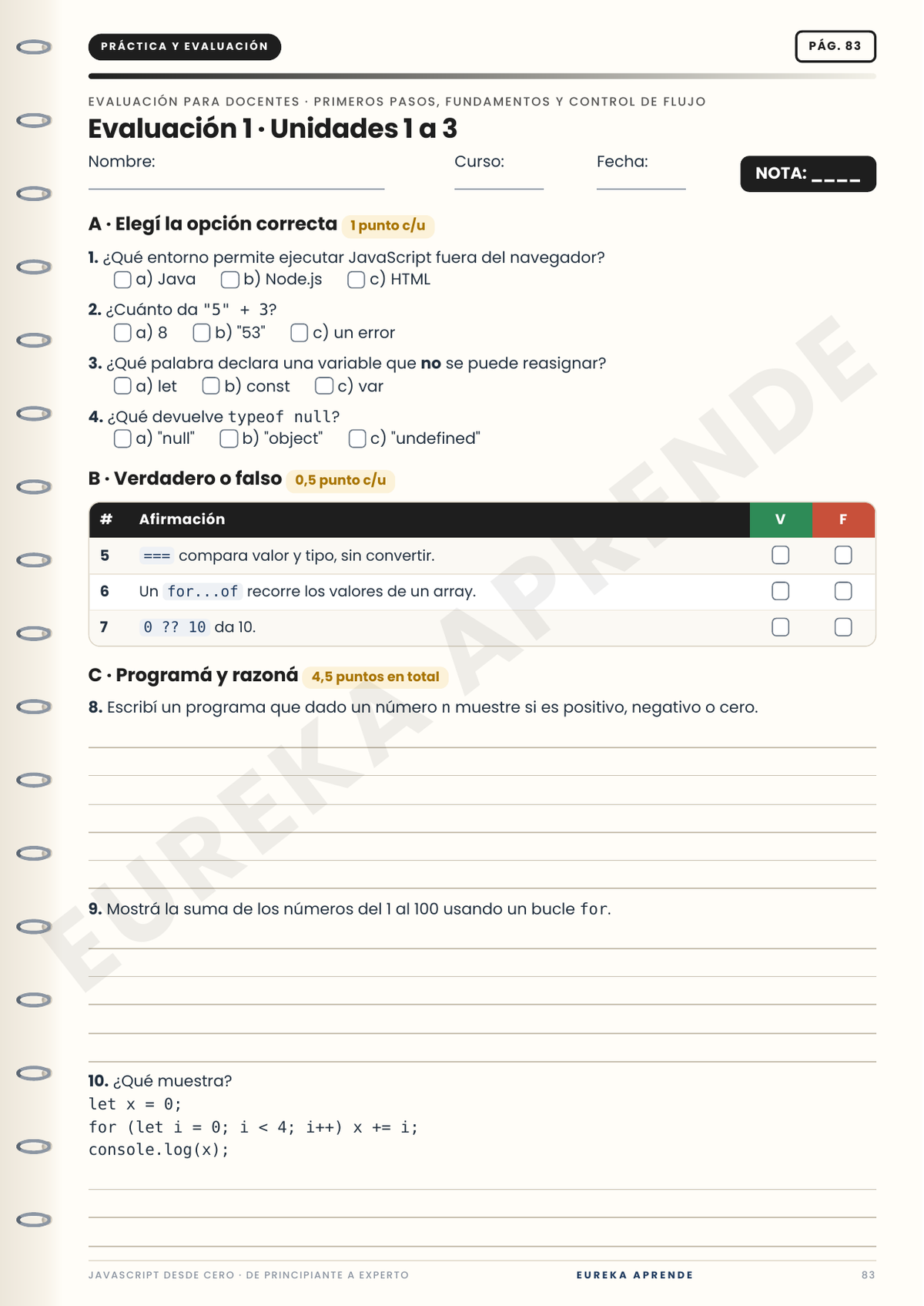 JavaScript desde Cero: De principiante a experto